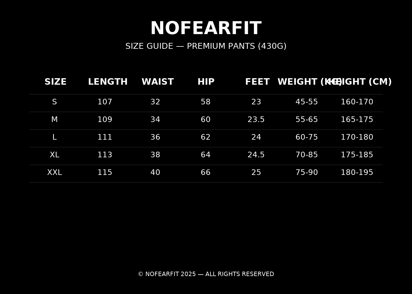 Baggy Sweatpants - Black